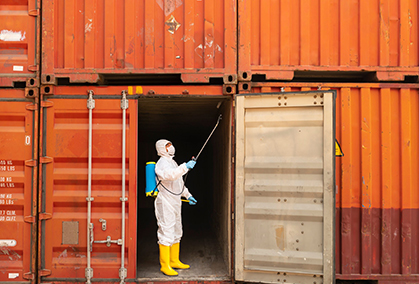 Container Disinfection